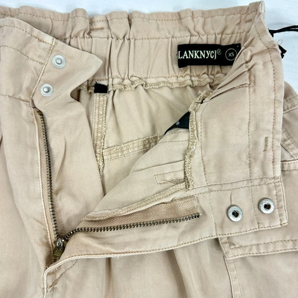 Blank NYC Womens High Waist Pleated Cargo Shorts Size XS-S - Picture 8 of 12